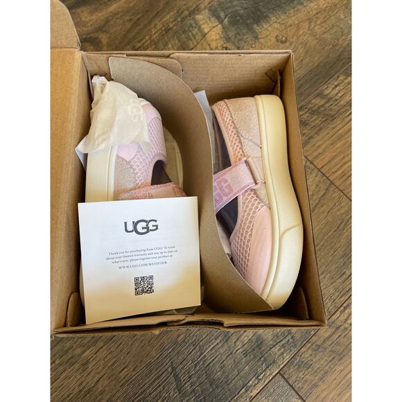 UGG T Rennon Skimmer Light Pink Toddler Mary-Jane Style Shoes (8T / EU25) - Picture 2 of 8